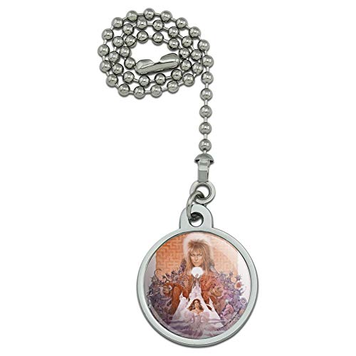 GRAPHICS & MORE Labyrinth Movie Art Goblin King Jareth David Bowie Ceiling Fan Light Pull Chain