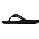 Roxy Women's Porto Bling Flip-Flop, Black, 10