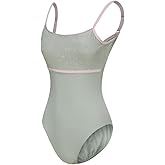 ModLatBal Women's Camisole Ballet Dance Leotards for Adult Gymnastics Bodysuit With Adjustable Straps