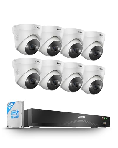 ZOSI 4K PoE Security Camera System