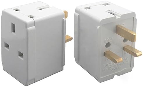 ELIKLIV 2 Way Double Plug Adaptor - Multi Plugs Extension Sockets ...