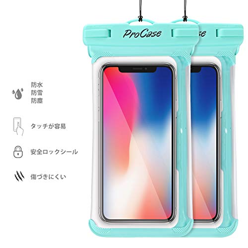 ProCase Universal Waterproof Case Cellphone Dry Bag Pouch for iPhone 11