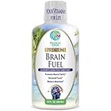 Brain Fuel - Liquid Brain Nootropic Supplement for Increased Mental Clarity, Focus, Concentration, &amp; Memory Retention- Fast Acting Liquid Formula - 32oz, 32 Serv