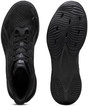 Scarpe da Corsa Unisex Darter PRO 2, Nero-Grigio Scuro Piatto, Taglia 40, Puma Nero Piatto Grigio Scuro, 41 EU