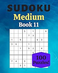 Sudoku Medium Book 11: 100 Sudoku for Adults