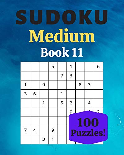 Sudoku Medium Book 11: 100 Sudoku for Adults