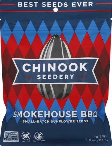 CHINOOK SUNFLOWER SEEDS SMOKEHOUSE BBQ (12X4.7 OZ)