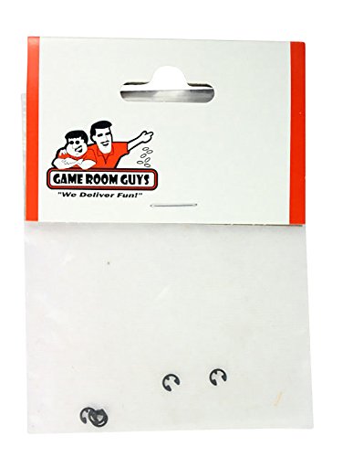 Game Room Guys E-Ring 3/32 Inch -Arcade and Pinball Machines -Set of 5