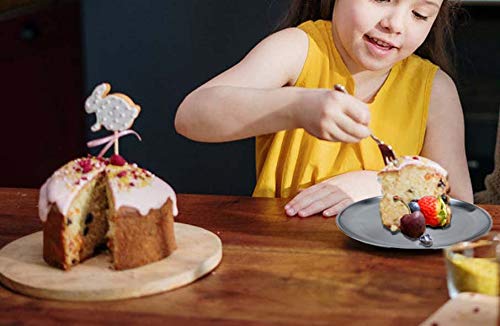 AITREASURE Stainless Steel Plates Pack of 4