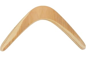 FAVOMOTO Wooden Boomerang for Adults & Kids,V- Shaped Returning Boomerangs Shaped Maneuver Handcrafted Synthetic Material Fly