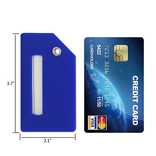 Silicone Luggage Tag with Name ID Card Perfect to Quickly Spot Luggage