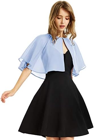 XinQi Women's Soft Chiffon Shawl Wraps Shrug for Evening Dress