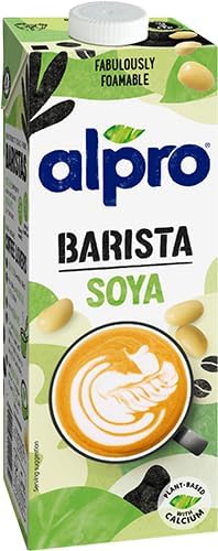 Alpro Bebida Vegetal de Soja Barista - Pack de 8 x 1L