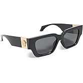 Versace Women's Medusa Rectangular Sunglasses