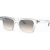 Ray-Ban RB4323 Square Sunglasses for Men for Women +BUNDLE with ACCESSORY EYEWEAR KIT