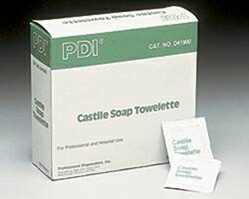 PDI D41900 Castile Soap Towelette 7.7
