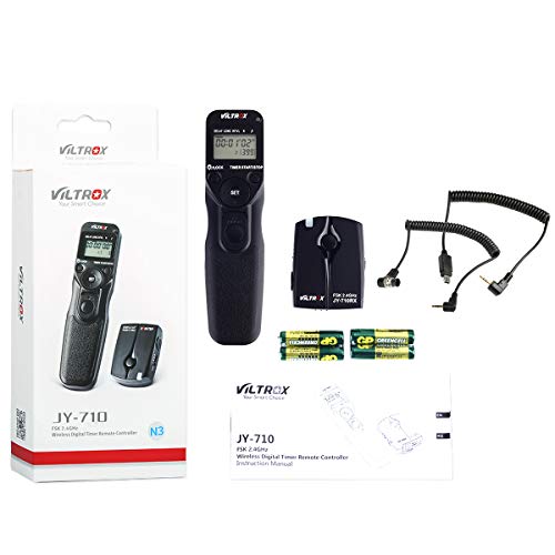 Viltrox Wireless Shutter Timer Remote Release Control Intervalometer