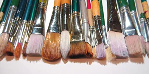 Green Piece® Paint Brush Cleaner and Restorer for Art Paint Brushes - 100% Natural - Non-Toxic - Wet or Dry Paint - No Chemicals - Oil or Acrylic Paints, Wood and Metal - Amazing Power - 18 Oz
