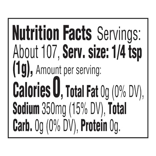 AMAZON SAVER, SEASONED SALT, 3.8 OZ (PACK OF 1)