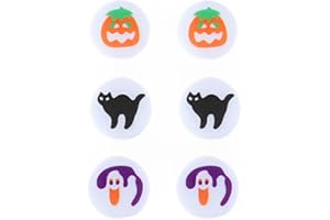 QRH 3PCS Halloween Sugar Cookie Earrings Cute Pumpkin Bat Ghost Sugar Cookie Stud Earrings Set Funny Fall Halloween Party Costume Cosplay Jewelry Gift