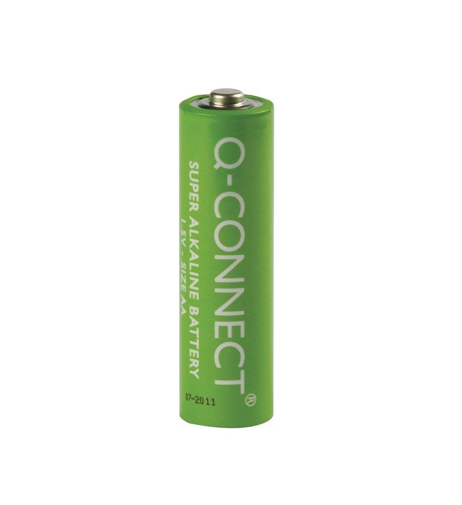Super Alkaline Batteries Q-CONNECT AA LR06 1 5V 20pcs / Office Appliances And Machines/Type-1,5V / Kind-LR6 / Colour-Green/Size-AA/Dimensions (mm)-Diameter: 14,5 Wysoko