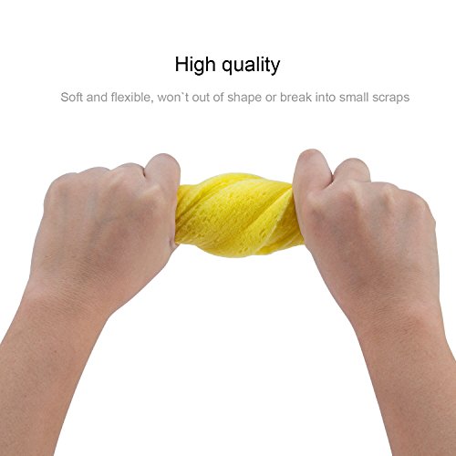 TriPole Car Cleaning Sponge Car Wash Sponge Artifact 4 Pack Non