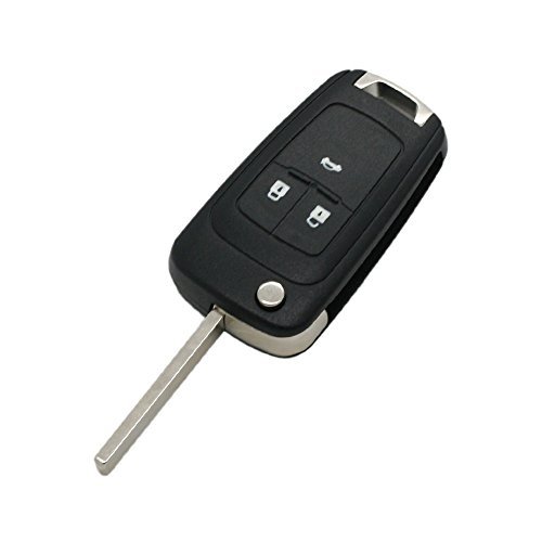 BROVACS Remote Flip Key Shell fit for CHEVROLET BUICK VAUXHALL OPEL 3 Button Keyless Entry Remote Key Case Fob PG660B