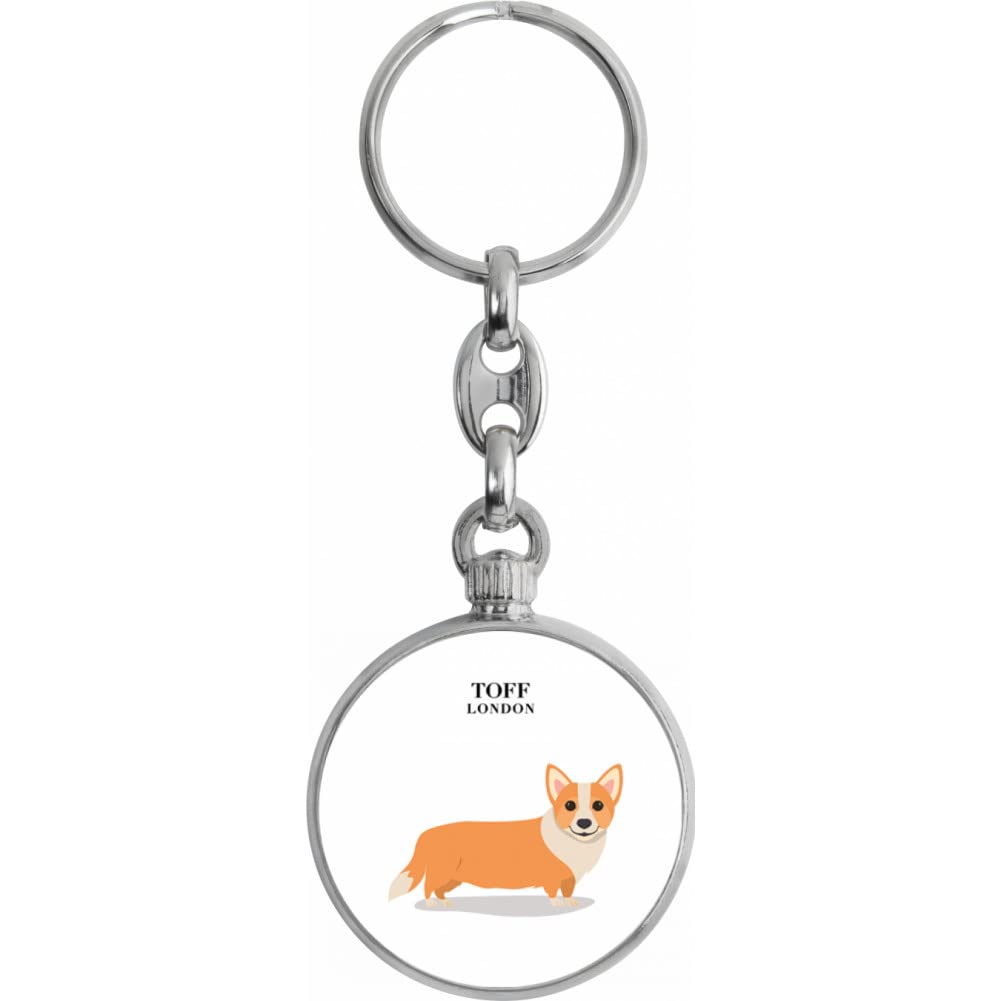 Toff London Corgi Dog Keyring