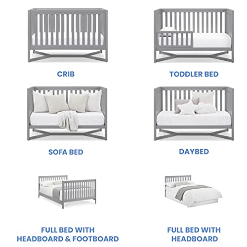 Delta Children Tribeca 4in1 Baby Convertible Crib + Serta Perfect