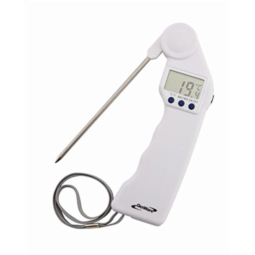 Genware NEV-THERM-FLD Pocket Thermometer, Folding Probe