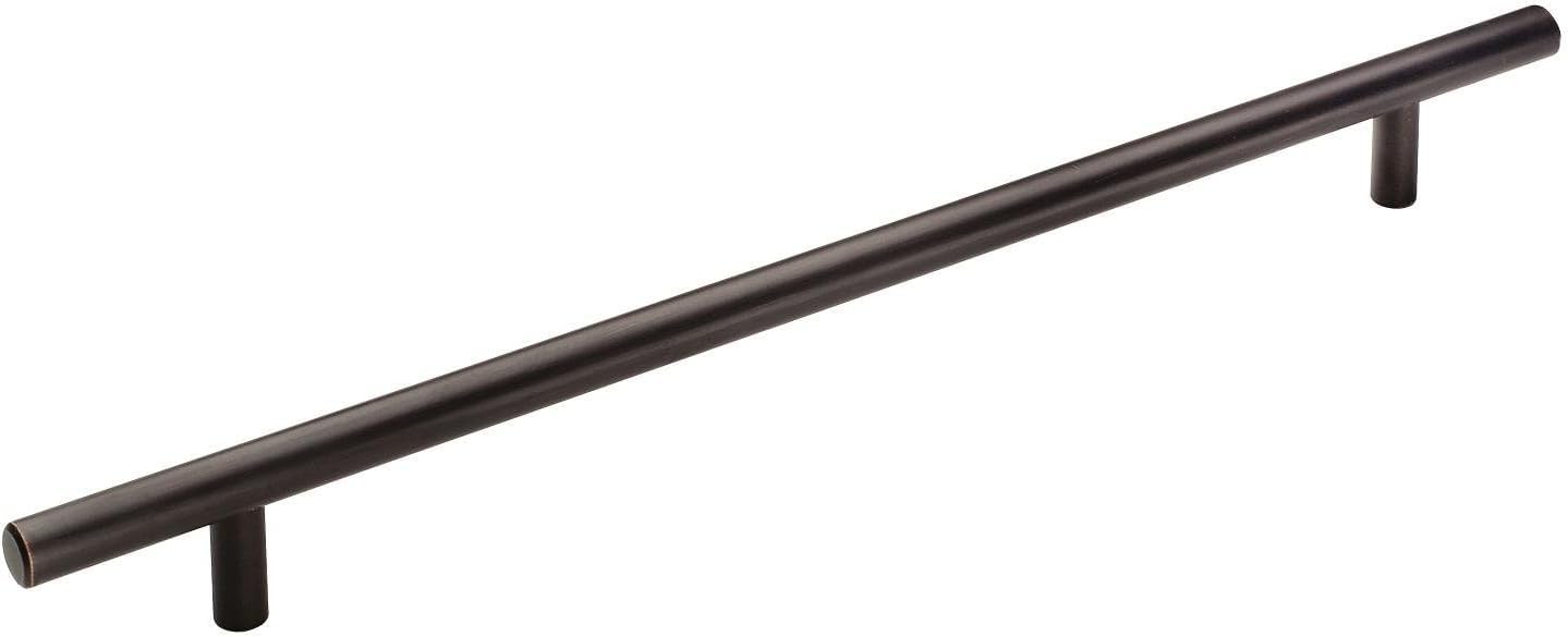 Photo 1 of Amerock | Cabinet Pull | Oil Rubbed Bronze | 10-1/16 inch (256 mm) Center to Center | Bar Pulls | 1 Pack | Drawer Pull | Drawer Handle | Cabinet Hardware