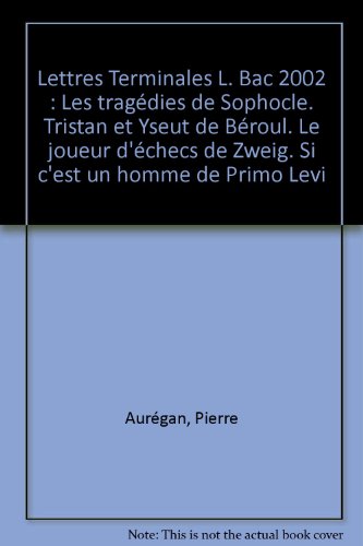 Lettres, terminales L