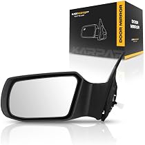 MotorKing Left Side Mirror Cap – For 2007-2012 Nissan Altima 2.5L – Non-Painted, Direct Replacement – 96302JB13E