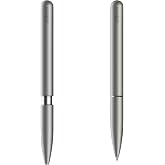 stilform 200036 Ballpoint Pen - Patented Sliding Cap with Magnetic Mechanism - Matt Titanium