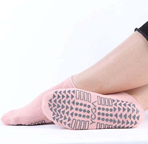 Yoga Socks for Women with Grips, Non Skid Grip Socks for Yoga, Pilates, Barre, Home & Hospital