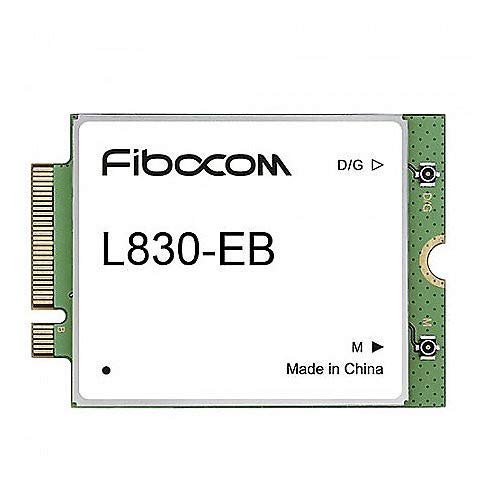 Lenovo Fibocom L830-EB - Modem cellulaire sans fil - 4G LTE Advanced - pour ThinkPad L480, L580, P43, P52, P53, T480, T490, T580, T590, X280, X380 Yoga, X390, Black, 4XC0Q92823