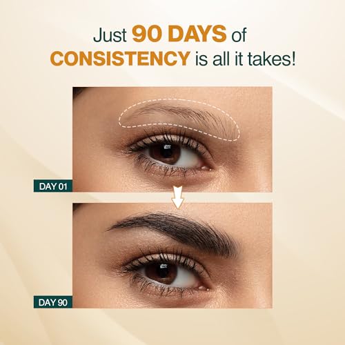 Nourish Mantra Brow Growth Serum (10ml) / Formulated with Redensyl, Biotin, Peptides & Amino Acids/For Brow Growth and Thickness