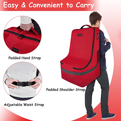 YOREPEK Car Seat Travel Bag, Padded Car Seats Backpack for Air Travel