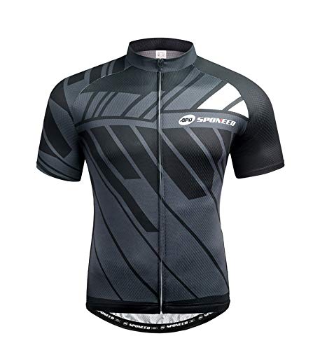 Sponeed Men's Bike Jersey Cyclist Tops Bicycle Shirt Quick Dry