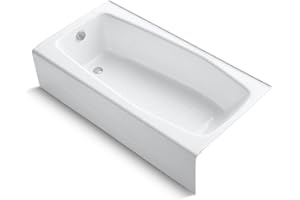 Kohler K-715-0 Villager Bath with Left-Hand Drain, White