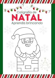 Livro Caligrafia de Natal : Aprenda Brincando e Desenhando