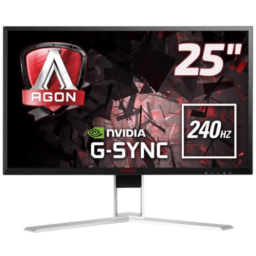 AOC AGON AG251FG - Monitor gaming de 25" Full HD (1920x1080, 240 Hz, 1 ms, TN, G-Sync, 400 cd/m, HD…