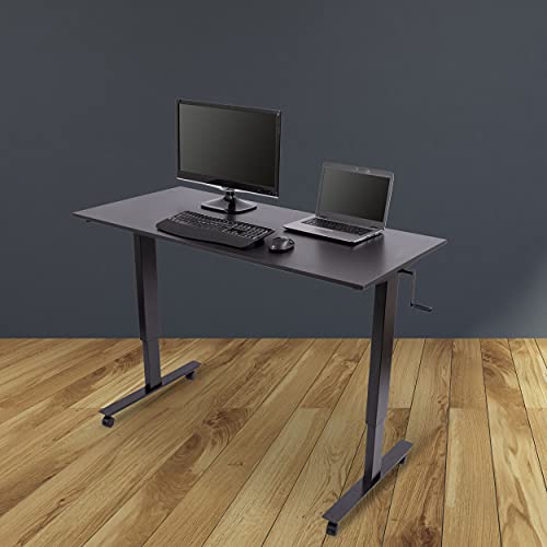 Stand Up Desk Store Crank Adjustable Height Rolling Standing Desk