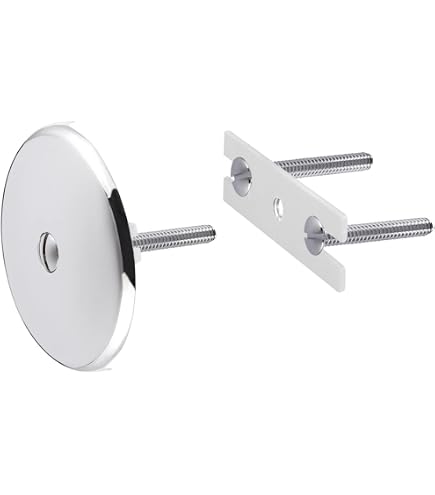 WESTBRASS Twist and Close Tub Trim Set with Two-hole Overflow Faceplate In Polished Brass D94-2-01 at