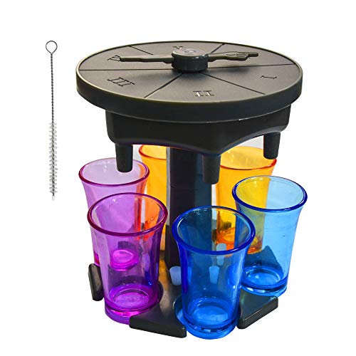 6 Shot Glass Dispenser and Holder, Shot Buddy Dispenser, Alcohol Drink