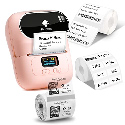 Phomemo M110 Label Printer Bluetooth Portable Label Maker No Ink