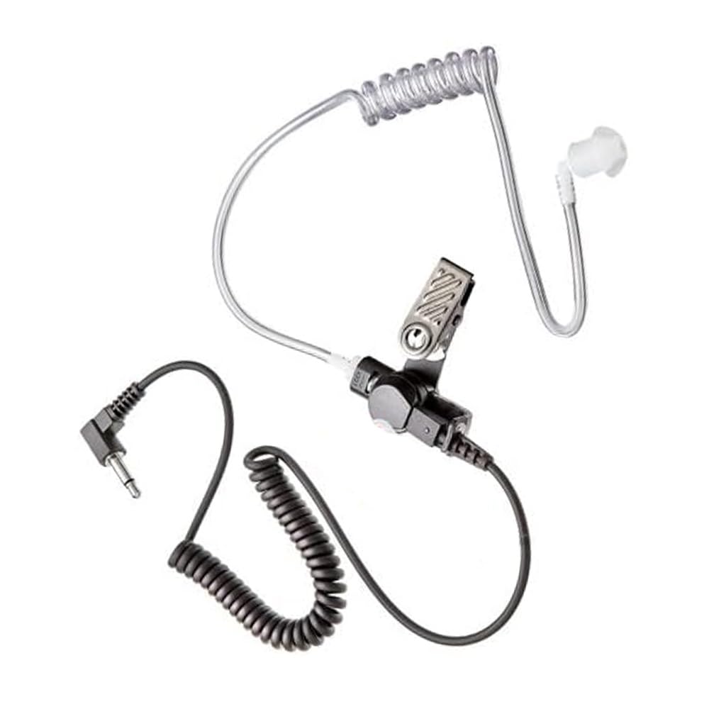 2.5mm Jack Covert Listen Only Receive Earpiece Earphone for Motorola TALKABOUT COBRA TLKR 1 Pin TLKR-T3, T5, T6, T7, T8, T9, T60, T80 Radio…