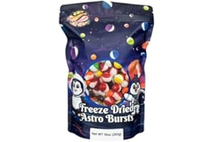 Universal Candies Freeze Dried Skittles (Large 10oz) - Astro Bursts - Original Rainbow Delight Crunchy Fruity Delightful Candy for All Ages - Made in the US - Viral on Tiktok