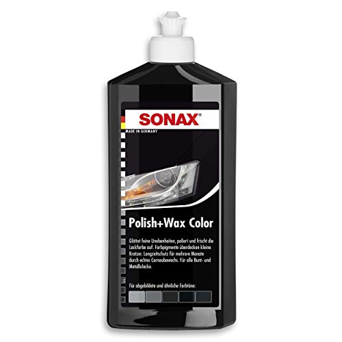 SONAX Polish+Wax Color schwarz (500 ml)