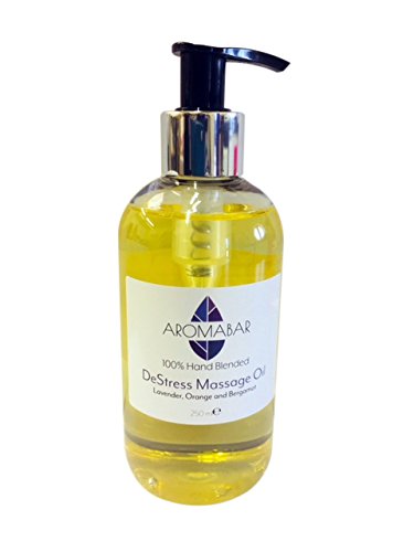 De-Stress Massage Oil 250ml with Lavender, Sweet Orange and Bergamot